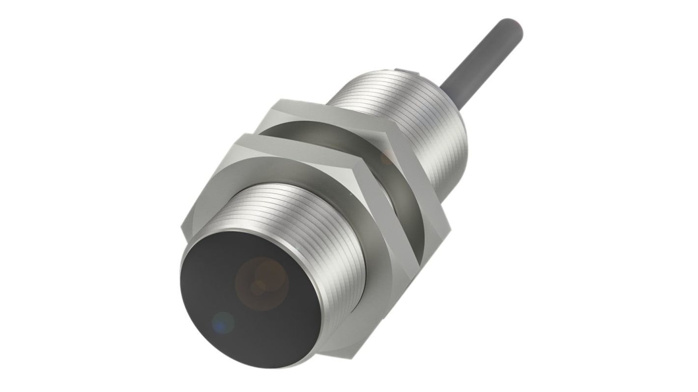 BALLUFF BES Series Inductive Barrel-Style Inductive Proximity Sensor, M18 x 1, 7mm Detection, Normally Open Output, 10