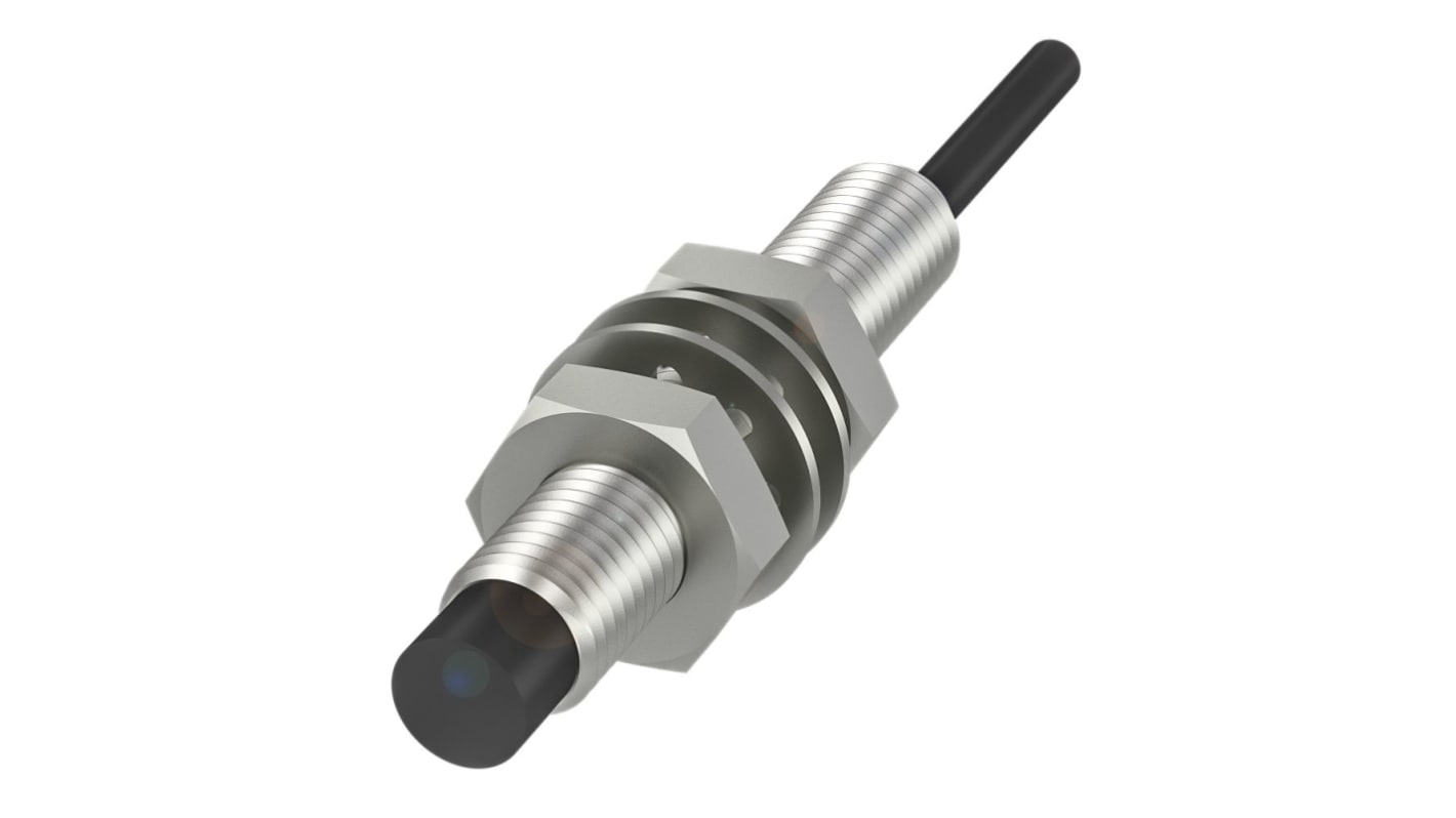 BALLUFF BES Series Inductive Barrel-Style Inductive Proximity Sensor, M8 x 1, 3.2mm Detection, NPN Output