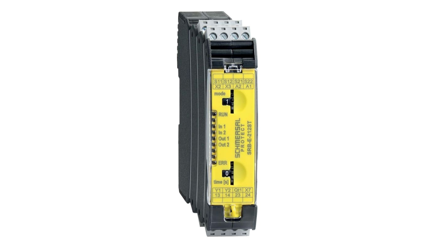 KA Schmersal Dual-Channel Safety Relay, 24V, 3 Safety Contact(s)
