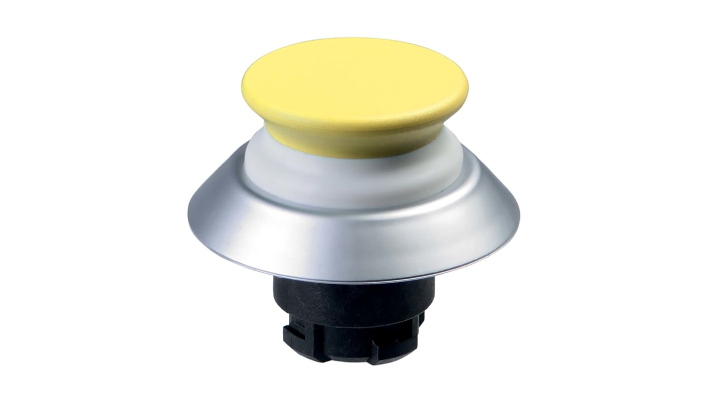 KA Schmersal NDTP30GB Series Yellow Illuminated Push Button, Momentary Actuation, 22.3mm Cutout