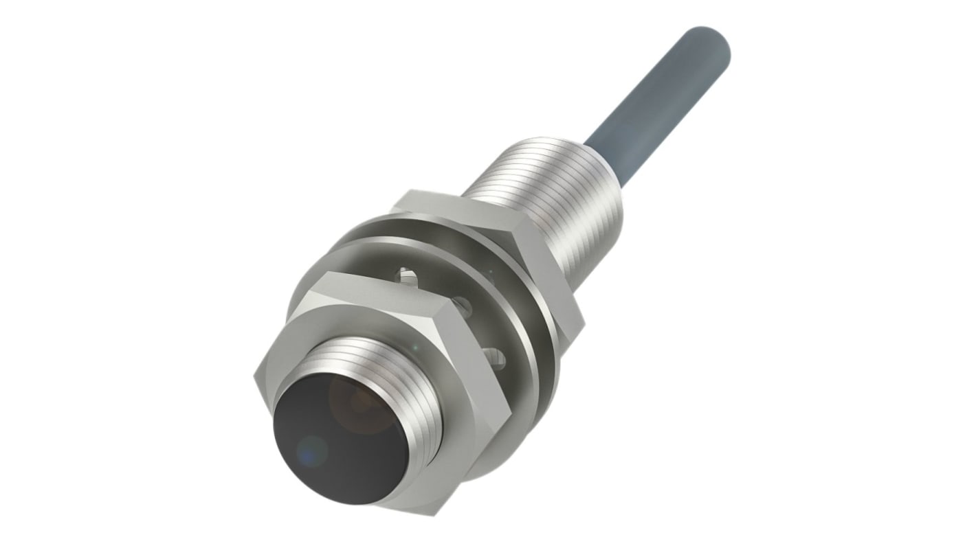 BALLUFF BES Series Inductive Barrel-Style Inductive Proximity Sensor, M12 x 1, 3mm Detection, Normally Open Output, 10