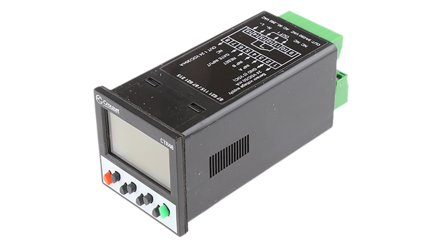 Crouzet CTR48 Counter, 6 Digit, 40kHz, 260 V ac