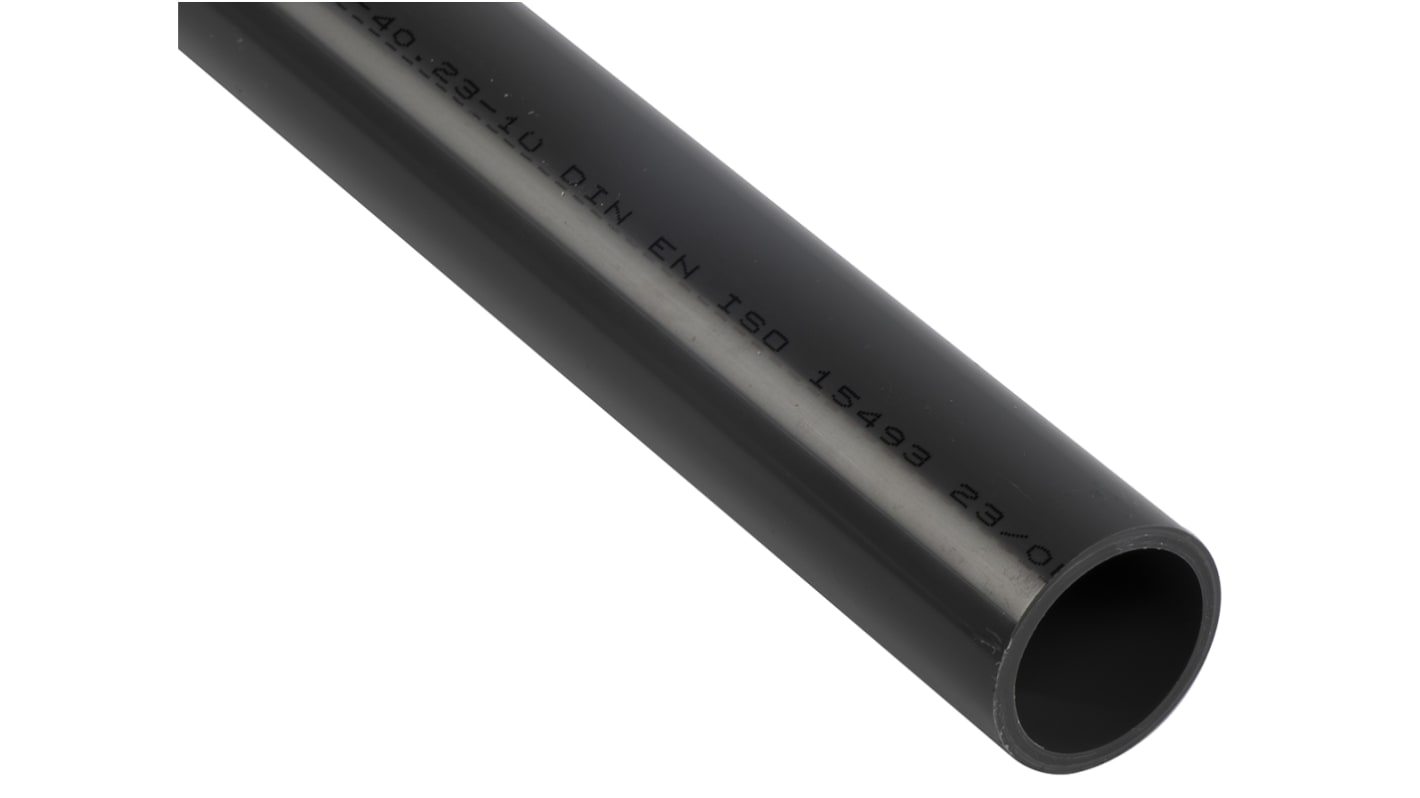 Georg Fischer PVC Pipe, 2m long x 50mm OD, 3.7mm Wall Thickness