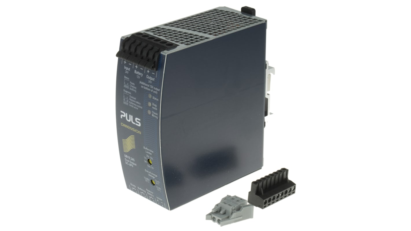 PULS 22.5 → 30V dc Input DIN Rail Uninterruptible Power Supply (360W)