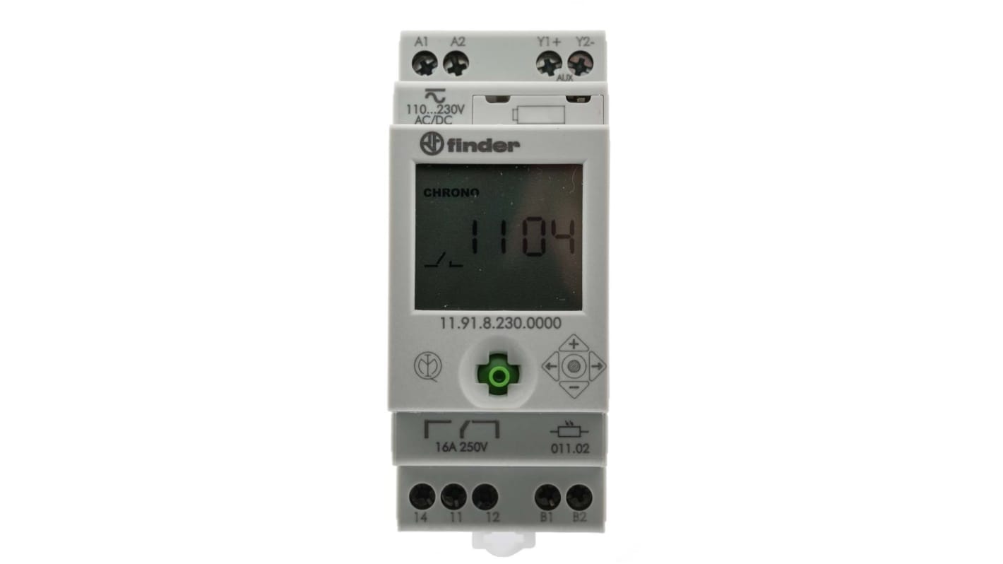 Finder Timer Light Switch 230 V ac, 1-Channel