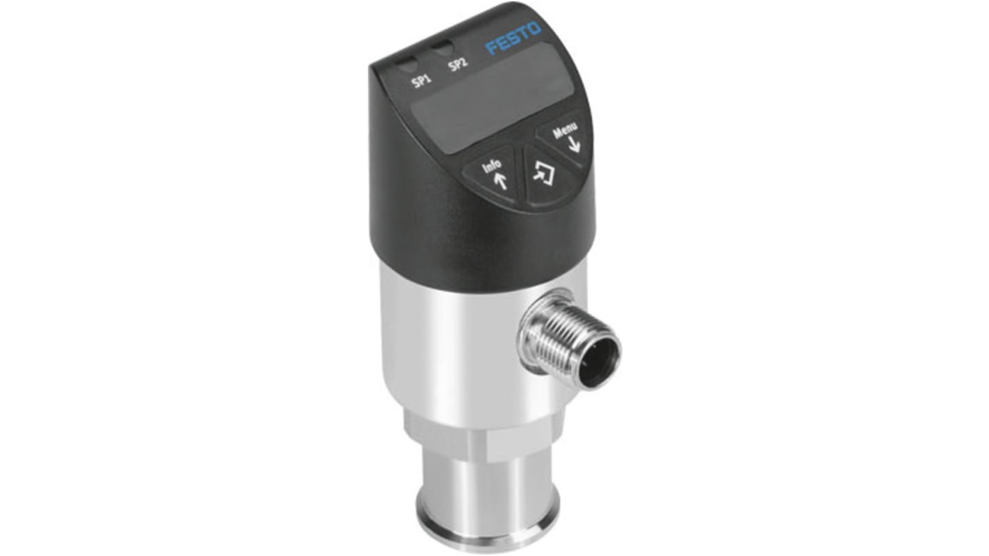 Festo Pressure Sensor, 35V dc, IP65, IP67 +10 bar