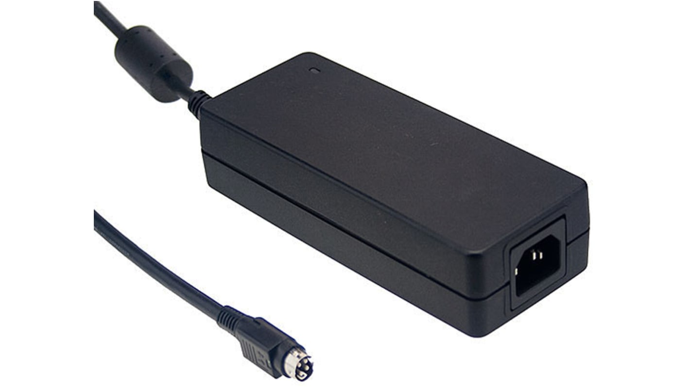 Mean Well 105W Power Brick AC/DC Adapter 15V dc Output, 7A Output