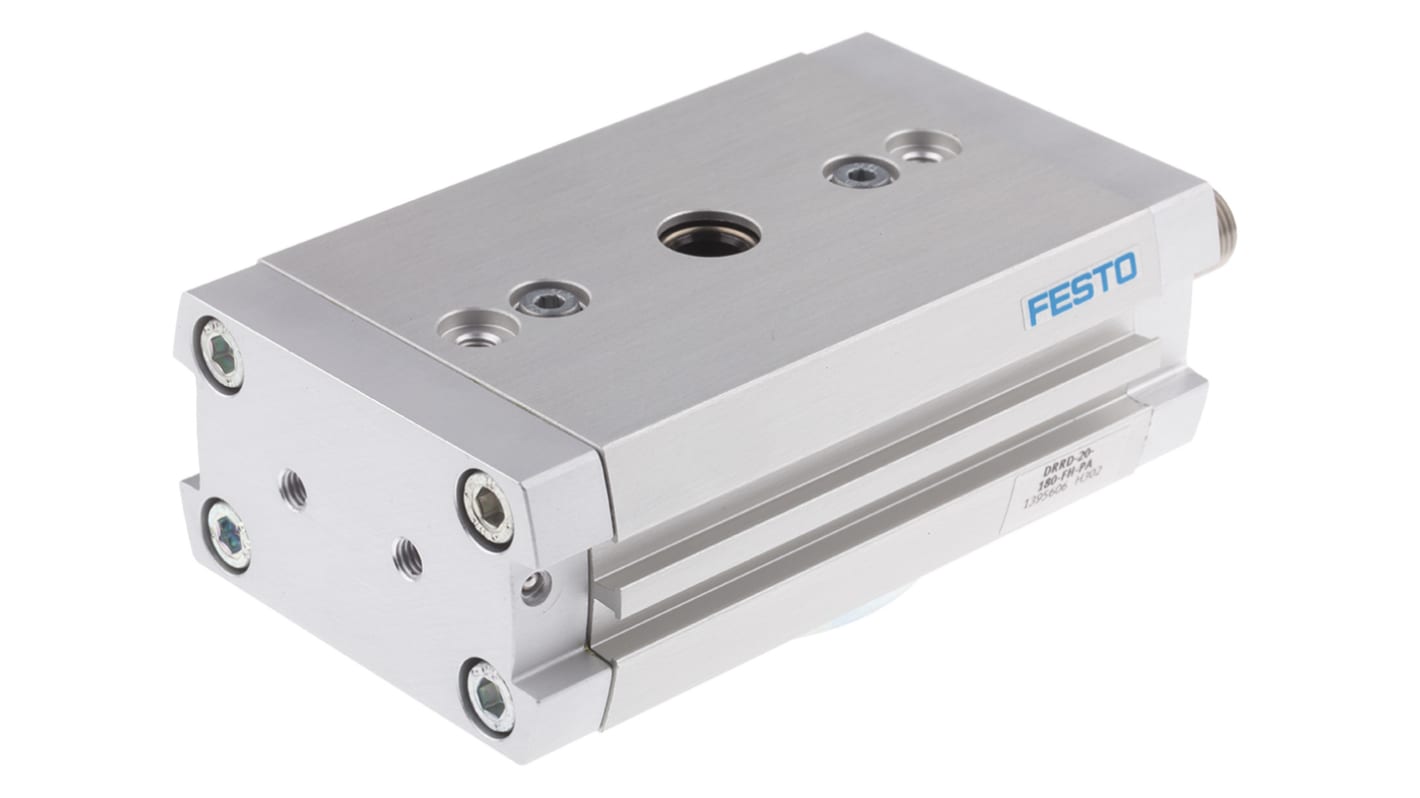 Festo -, DRRD Series 8 bar Double Action Pneumatic Rotary Actuator, 180° Rotary Angle