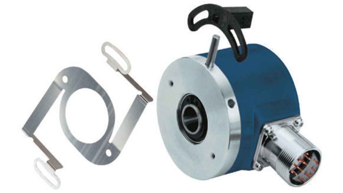 Baumer GI333 Series Optical Incremental Encoder, 2500 ppr, HTL/Push Pull Signal, Hollow Type, 12mm Shaft