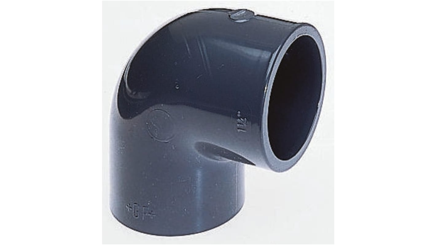 Georg Fischer 90° Elbow PVC Pipe Fitting, 1.25in