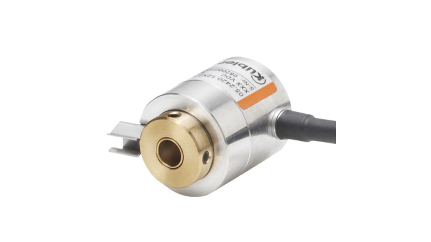 Kubler 2420 Series Incremental Encoder, 500 ppr, Push Pull Signal, Hollow Type, 6mm Shaft