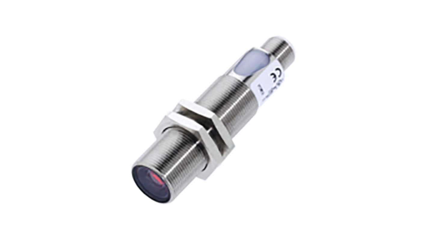 BALLUFF Retroreflective Photoelectric Sensor, Barrel Sensor, 4 m Detection Range