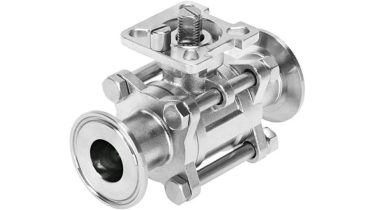 Festo Stainless Steel 2 Way, Ball Valve, 25mm