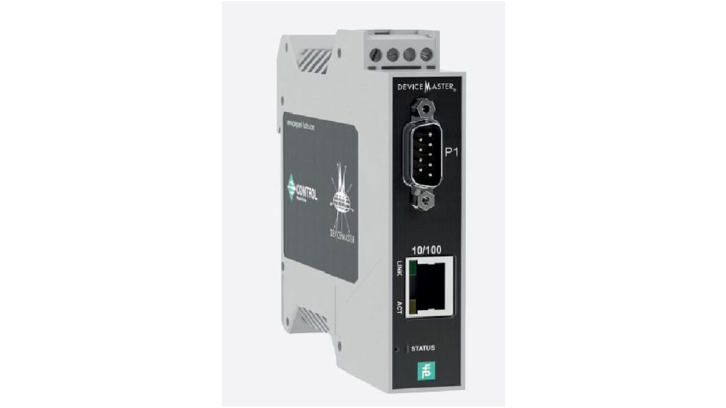 Pepperl + Fuchs Serial Device Server, 1 Ethernet Port, 1 Serial Port, RS232, RS422, RS485 Interface, 230kbit/s Baud Rate