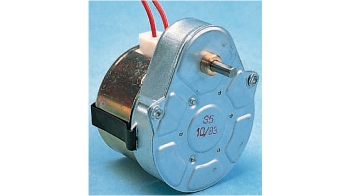 Crouzet Anti Clockwise Synchronous Geared AC Geared Motor, 3 W, 230 V