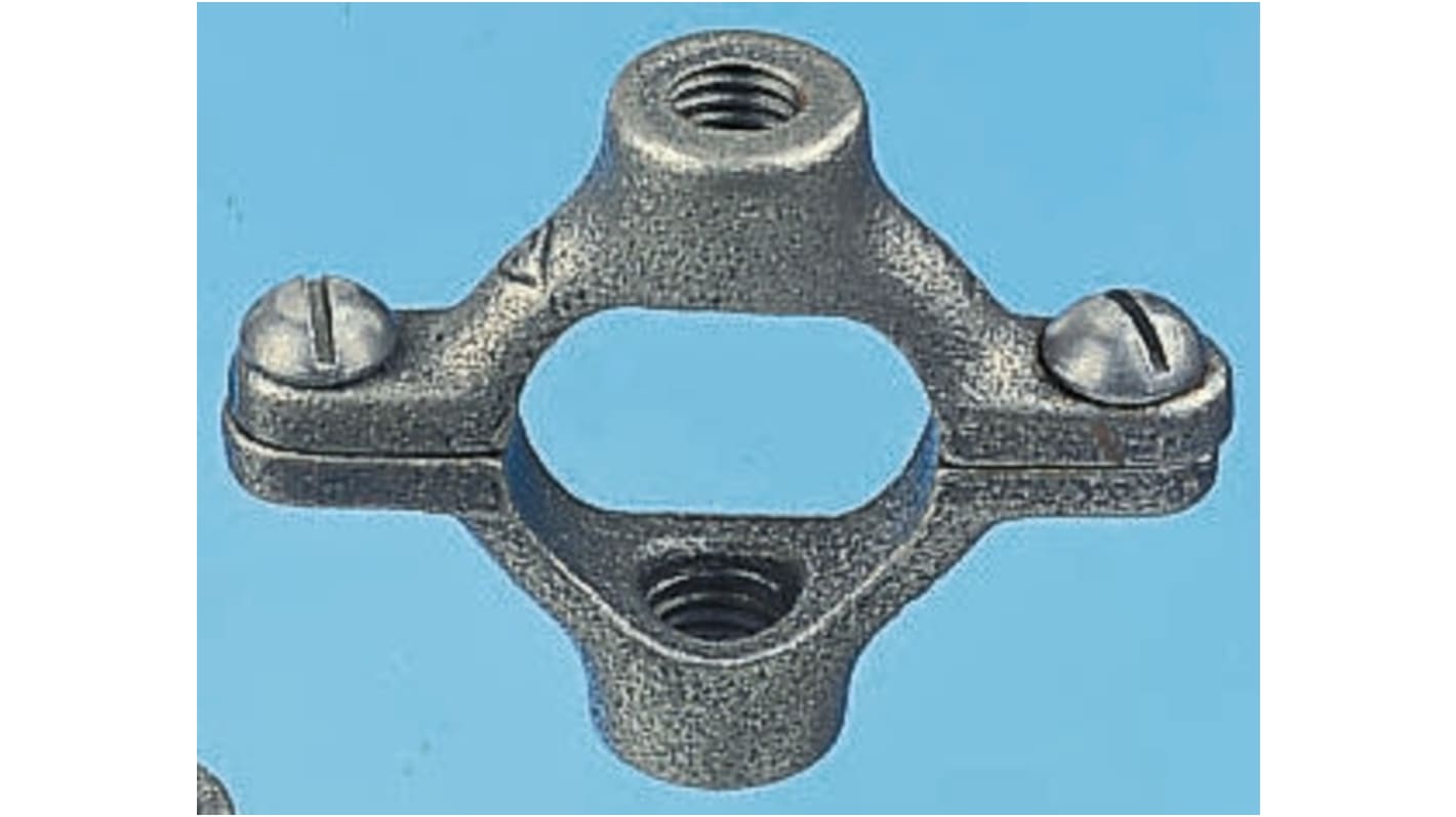 Georg Fischer Galvanised Iron Pipe Collar, 3in