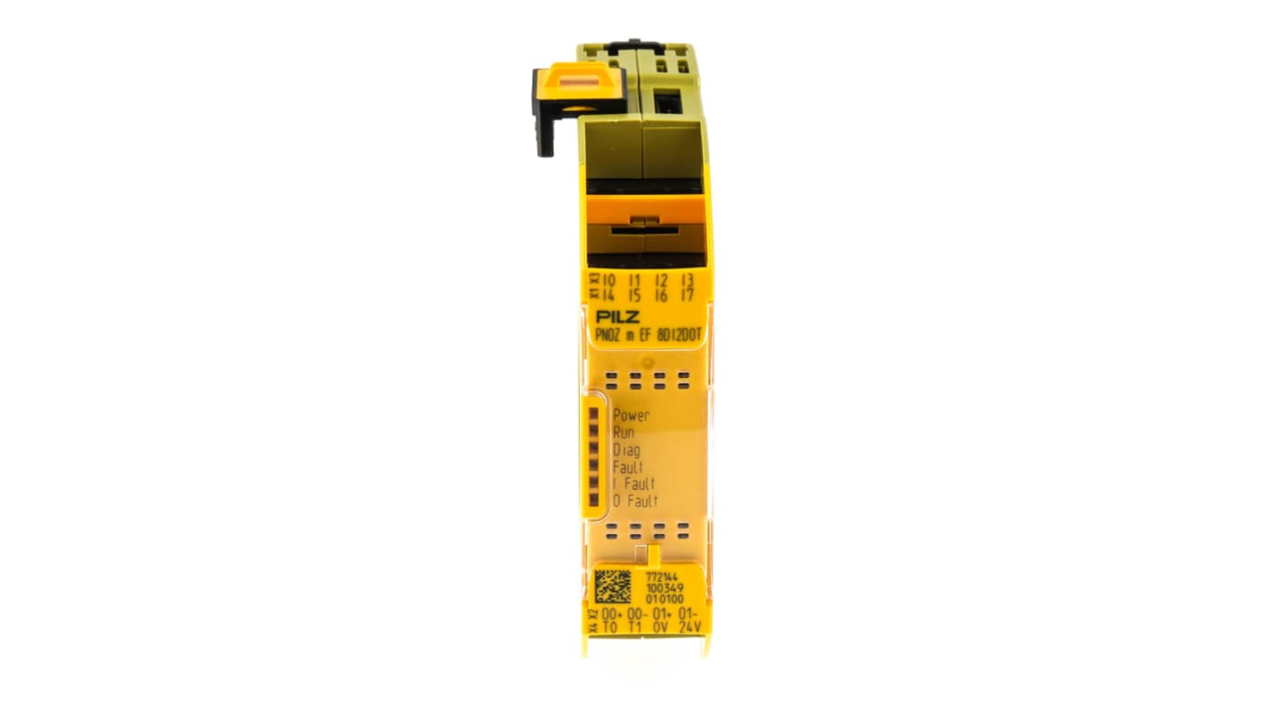 Pilz PNOZ m EF Safety Controller, 8 Safety Inputs, 2 Safety Outputs, 24 V dc