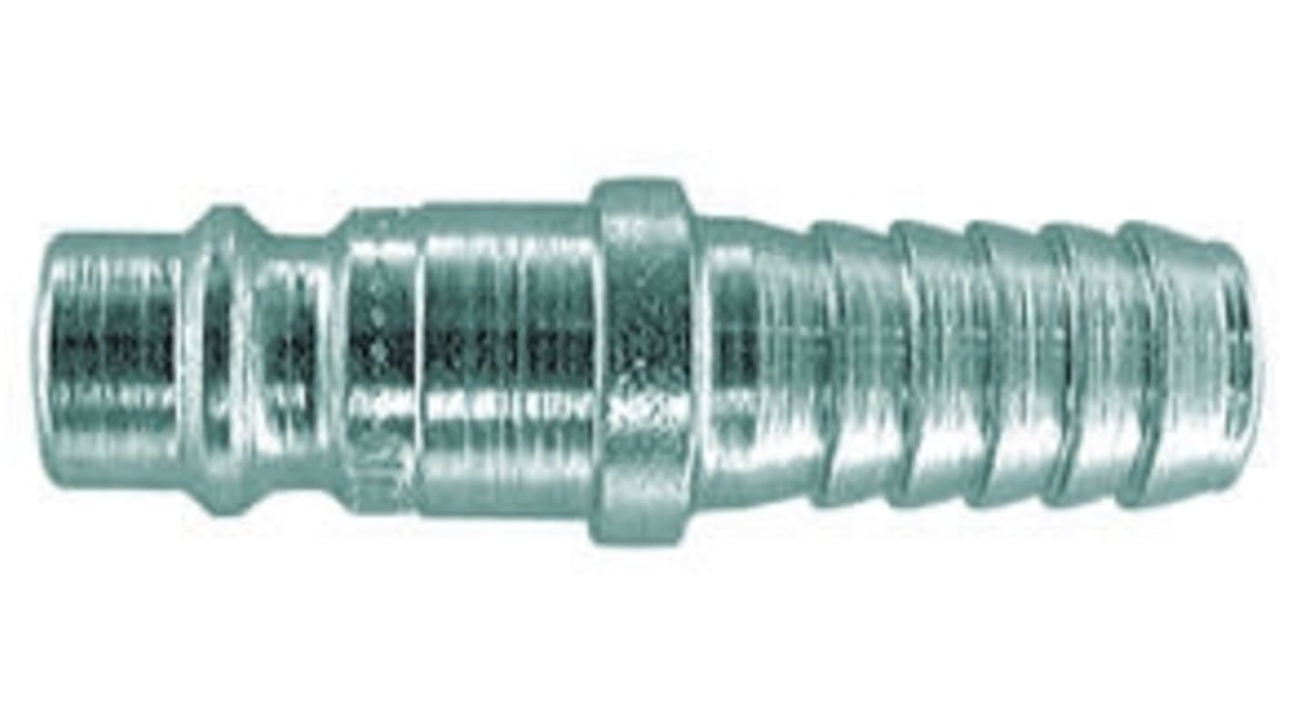 CEJN Steel Male Pneumatic Quick Connect Coupling, 6.3mm Hose Barb