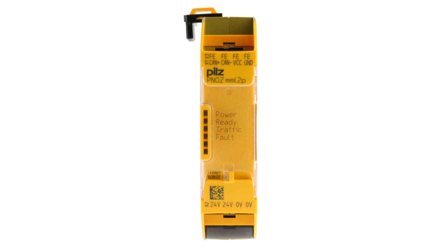 Pilz PNOZ mml2p Safety Controller, 1 Safety Inputs, 1 Safety Outputs, 24 V dc