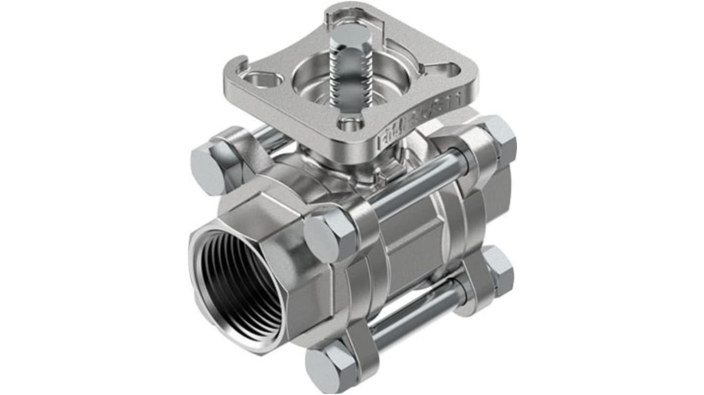 Festo Stainless Steel 2 Way, Ball Valve, NPT 25.4mm, 25mm