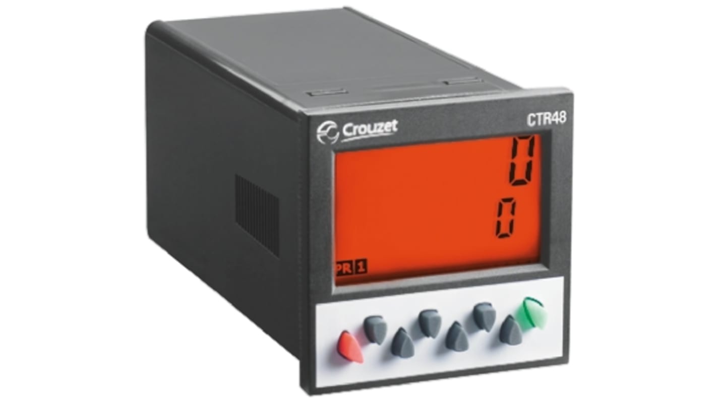 Crouzet CTR48 Counter, 6 Digit, 40kHz, 260 V ac