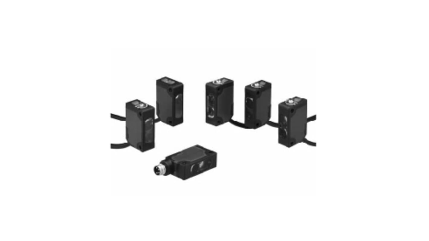 Idec Background Suppression Photoelectric Sensor, Block Sensor, 20 mm → 300 mm Detection Range