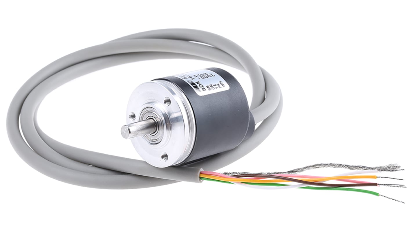 Baumer BDK Series Optical Incremental Encoder, 500 ppr, HTL/Push Pull Signal, Solid Type, 5mm Shaft