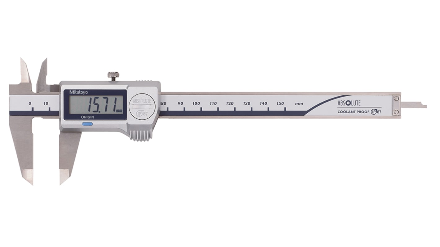 Mitutoyo 150mm Digital Caliper 0.01 mm Resolution, Metric