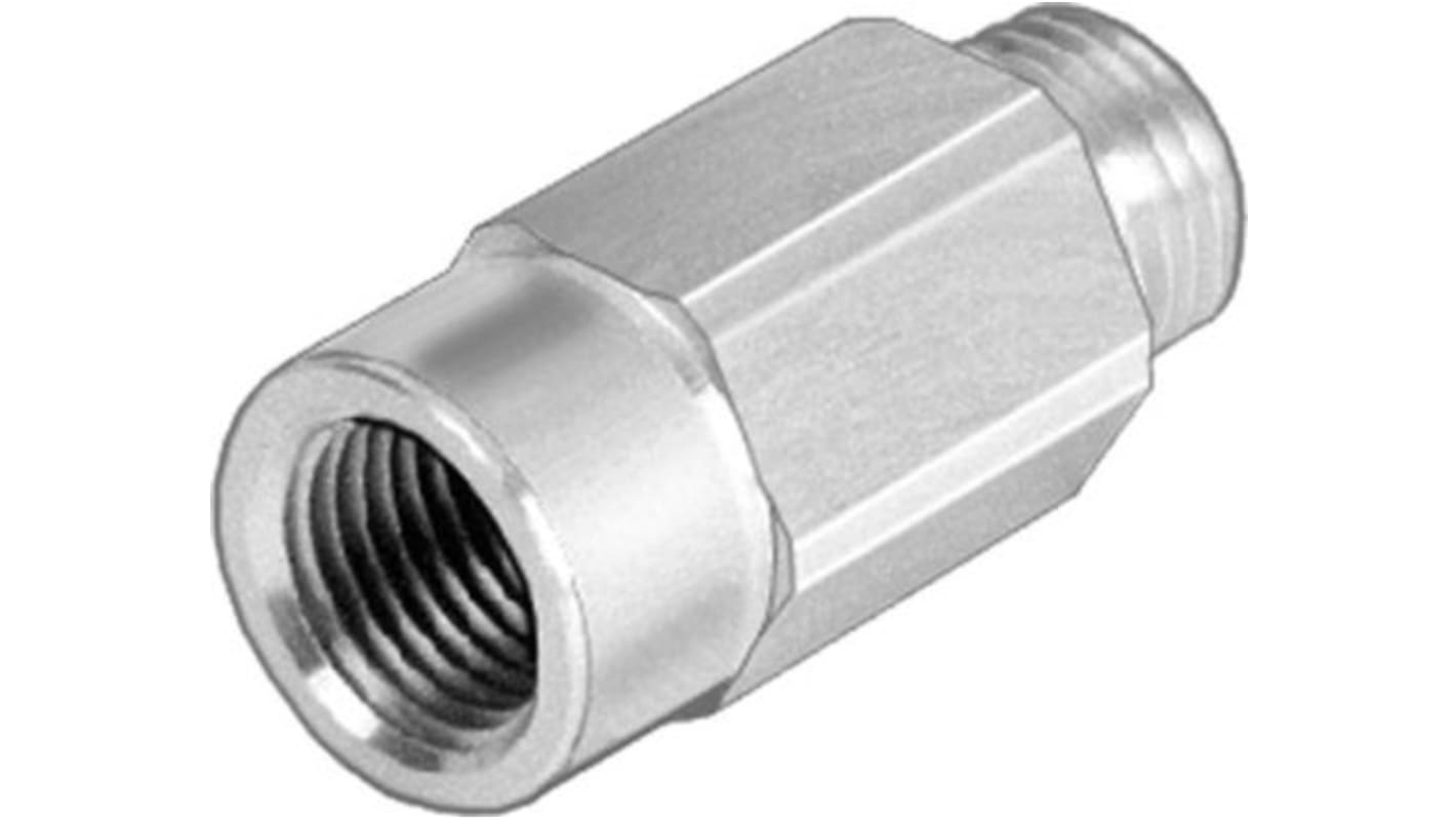 Festo ISV Non Return Valve G 1/8 Female Inlet, 8mm Tube Inlet, G 1/8 Male Outlet, 8mm Tube Outlet, -0.95 to 0bar