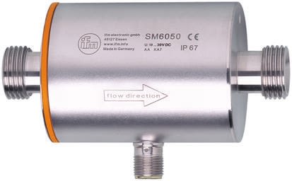 ifm electronic Flow Controller, 0 → 25 L/min, Analogue Output, 19 → 30 V dc, 1/2 in Pipe