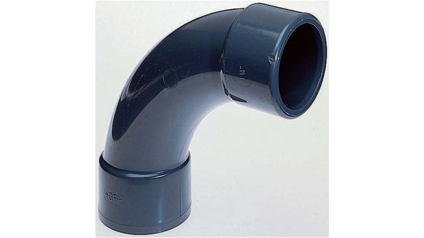Georg Fischer 90° Elbow PVC Pipe Fitting, 40mm