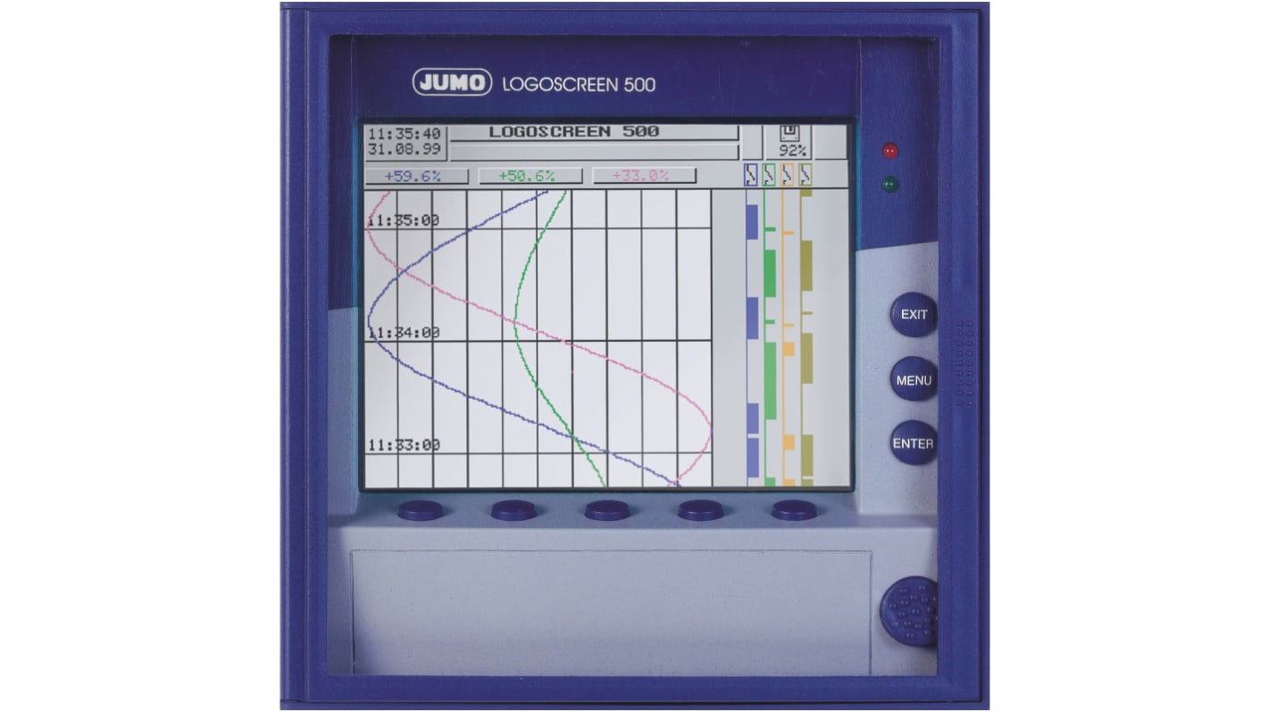 PCA3000-Programm . Software for use with Jumo Indicator, Jumo Recorder, Jumo Temperature Transmitter