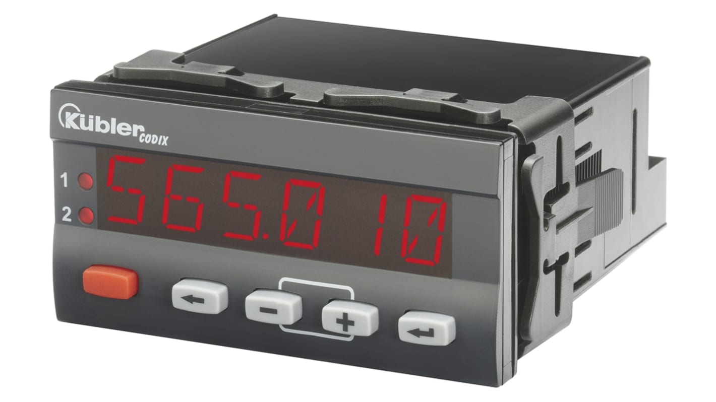 Kubler CODIX 565 LED Digital Panel Multi-Function Meter for Current, 45mm x 92mm