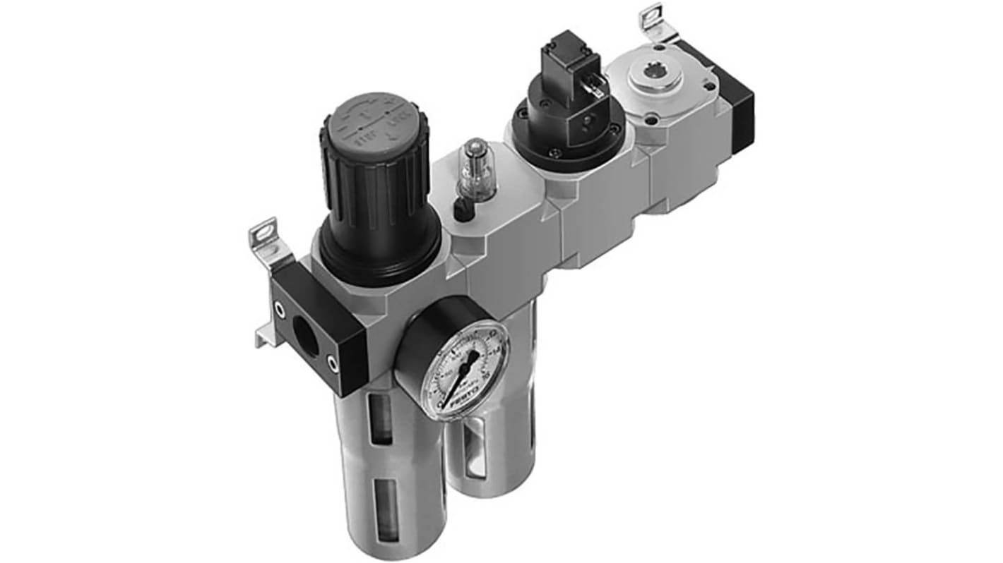 Festo D Filter Regulator, 40μm, G 1/2, Manual