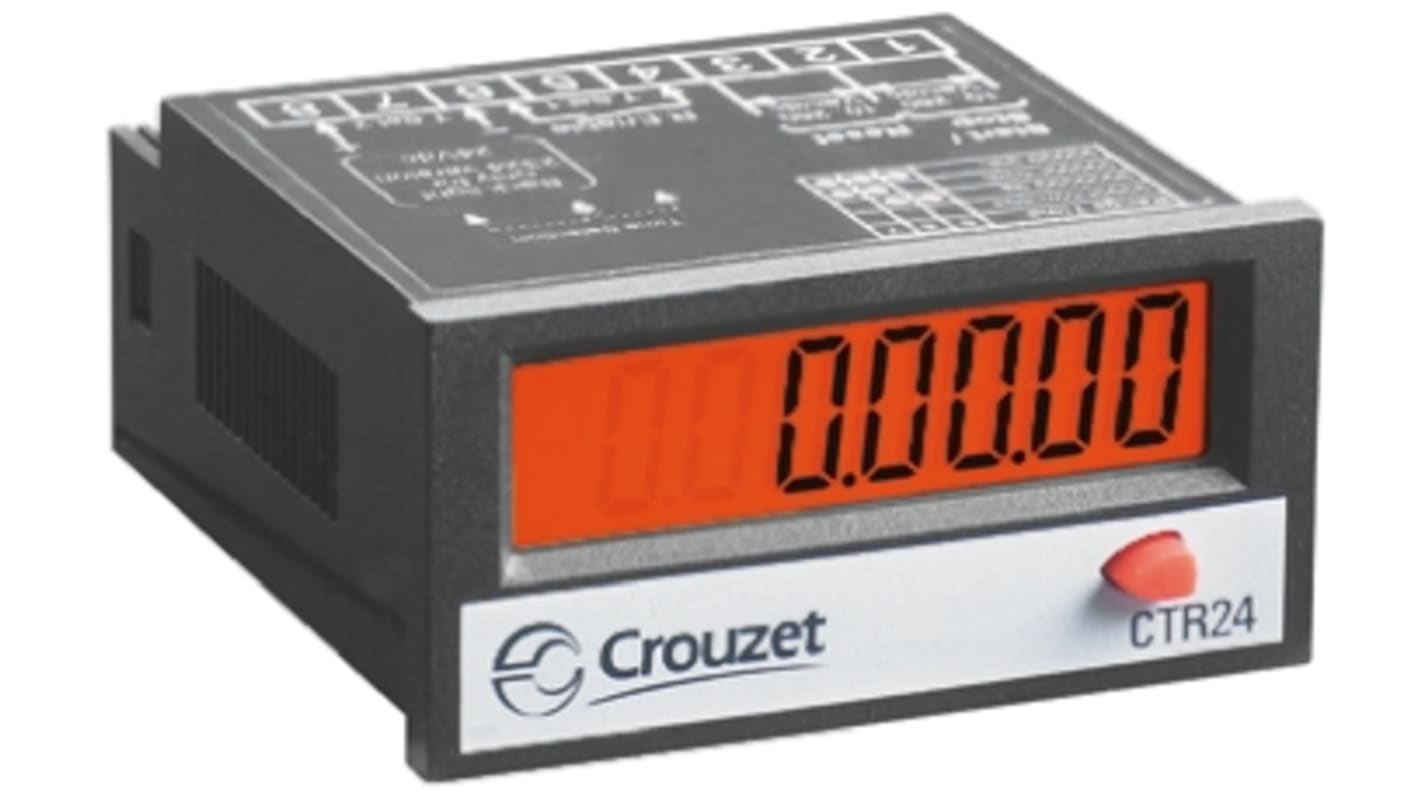 Crouzet CTR24 Counter, 8 Digit, 30 V dc, 260 V ac