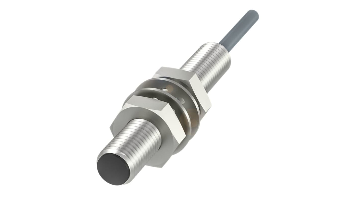 BALLUFF BES Series Inductive Barrel-Style Inductive Proximity Sensor, M8 x 1, 1.5mm Detection, NPN Output, 10 →