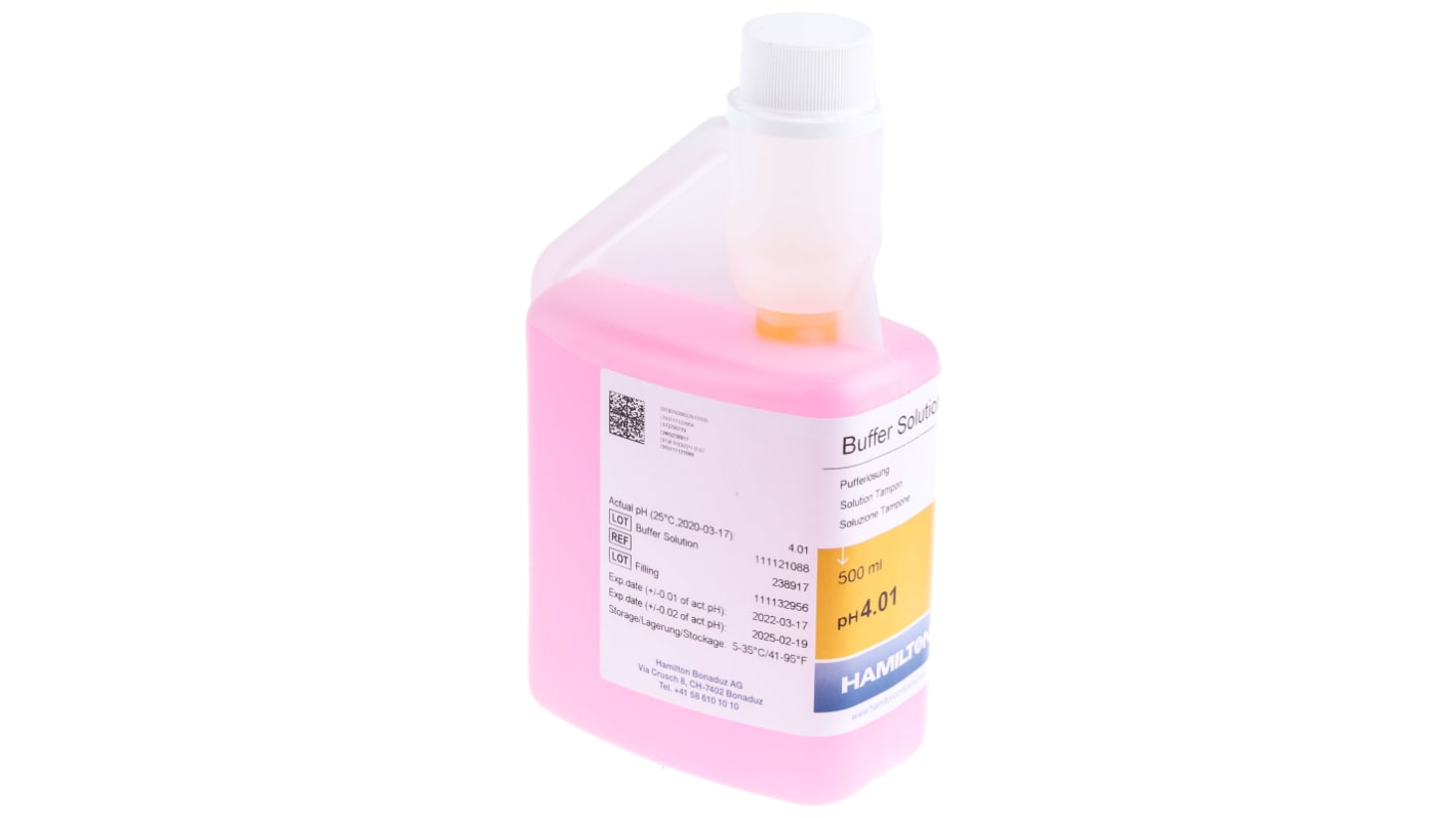 Burkert 418540 pH Buffer Solution, 500ml Bottle, 4.01