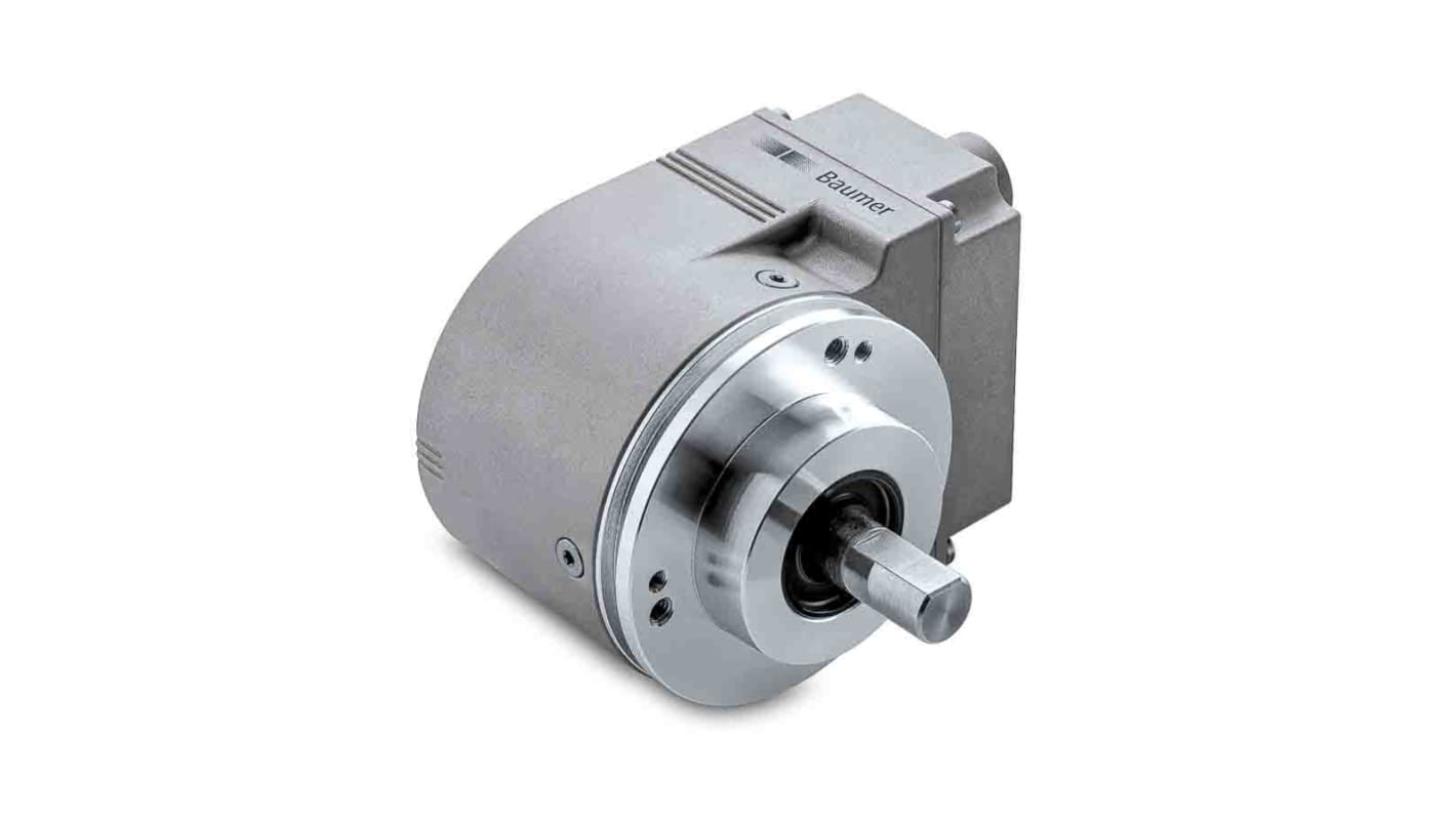 Baumer EAL580 Series Optical Absolute Encoder, Solid Type, 10mm Shaft