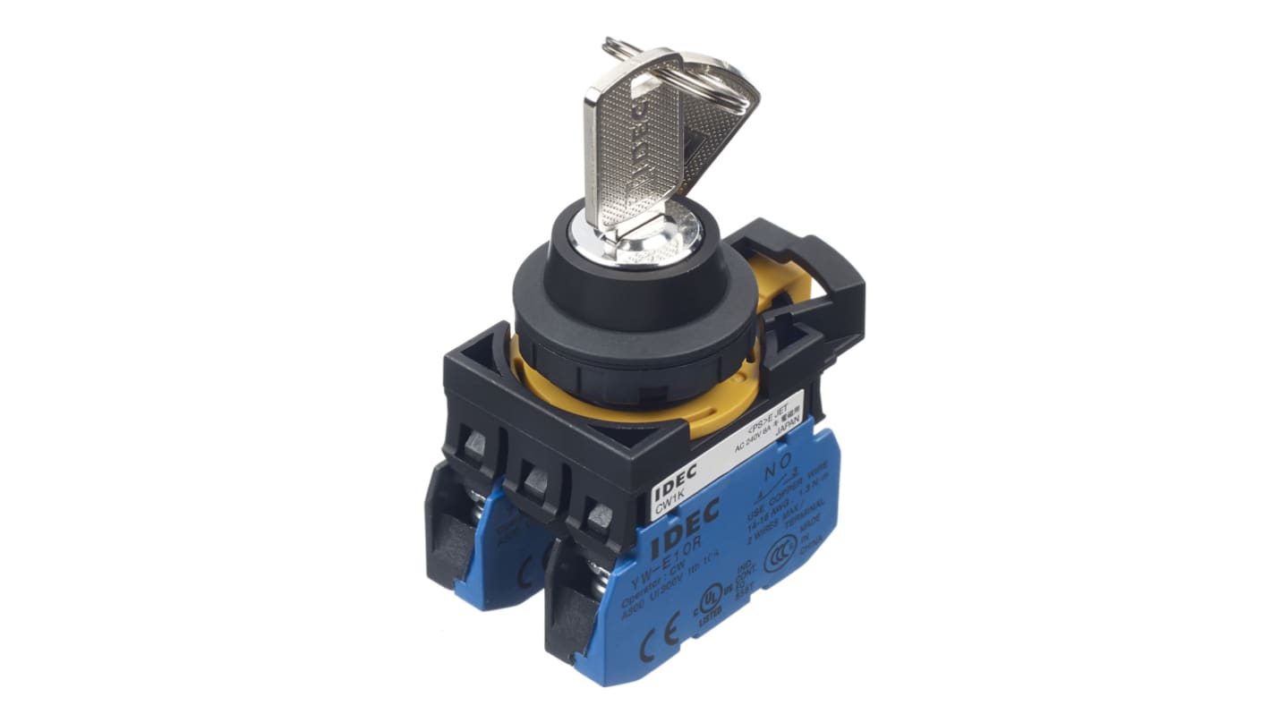 IP66 Key Switch, 2NO 3-Way