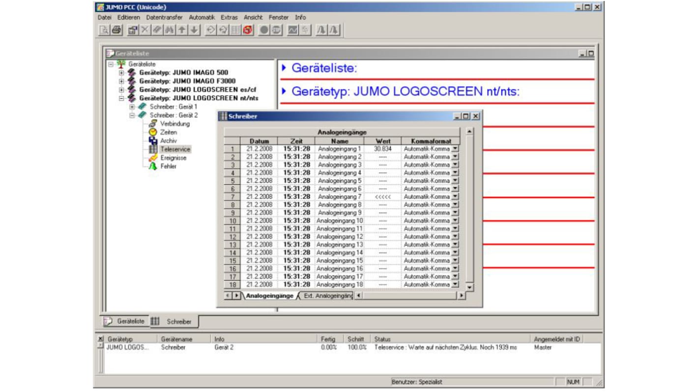 431879 Software for use with Chart Recorders