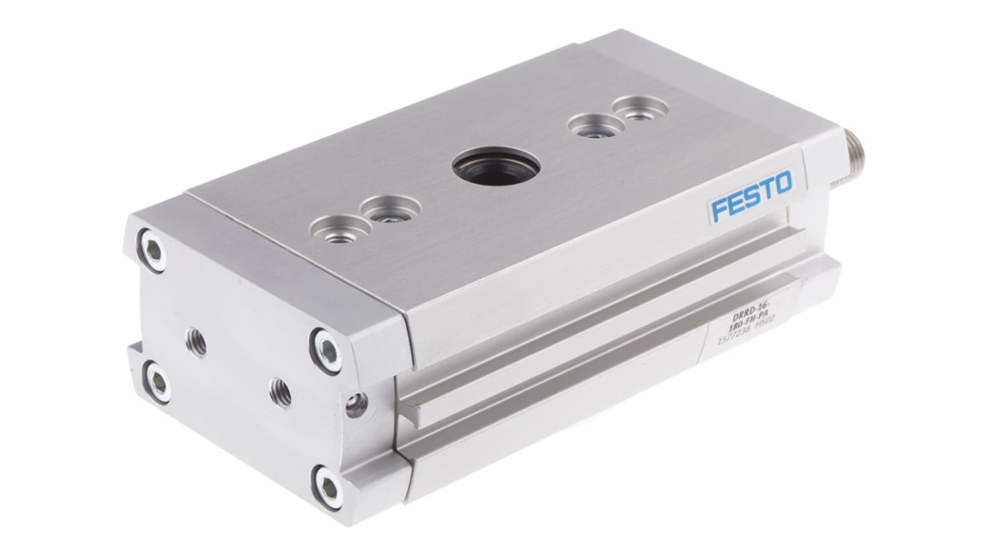 Festo -, DRRD Series 8 bar Double Action Pneumatic Rotary Actuator, 180° Rotary Angle