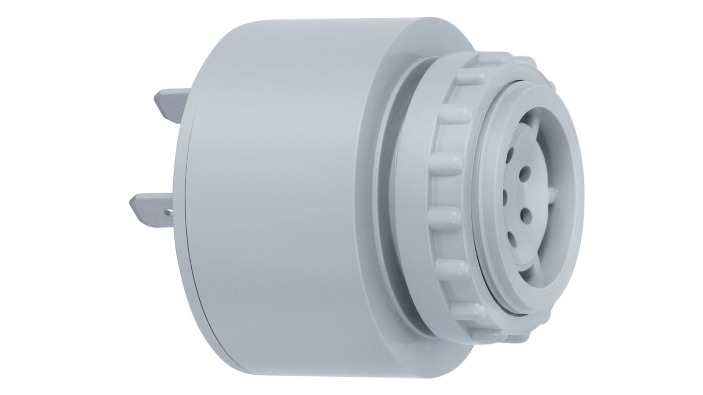 Werma 119 Series Grey 3-Tone Buzzer, 24 V, 80dB at 1 Metre, IP65