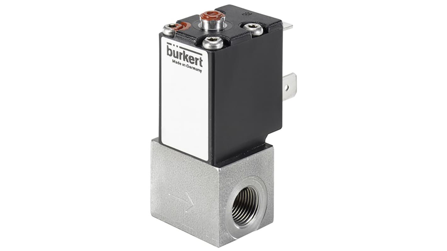 Burkert Proportional Solenoid Valve 238933, 2 port(s) , NC, 24 V dc, 1/8in