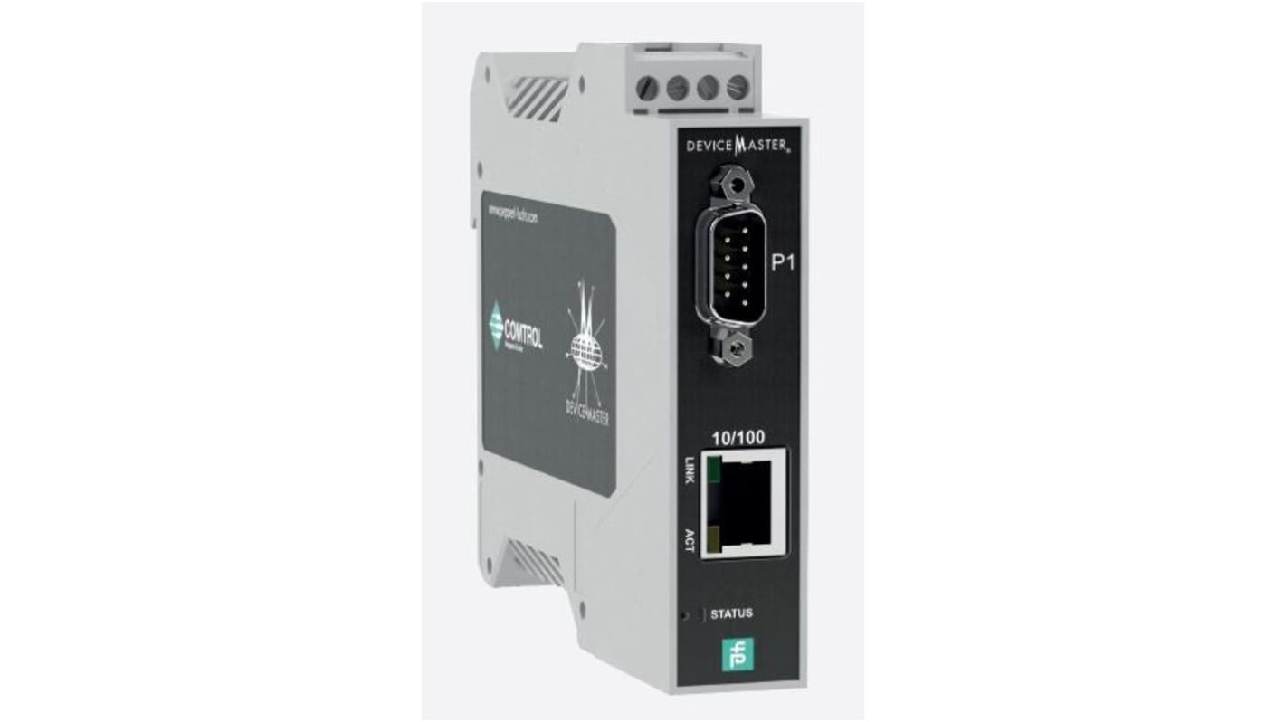 Pepperl + Fuchs Serial Device Server, 1 Ethernet Port, 1 Serial Port, RS232, RS422, RS485 Interface, 230kbit/s Baud Rate