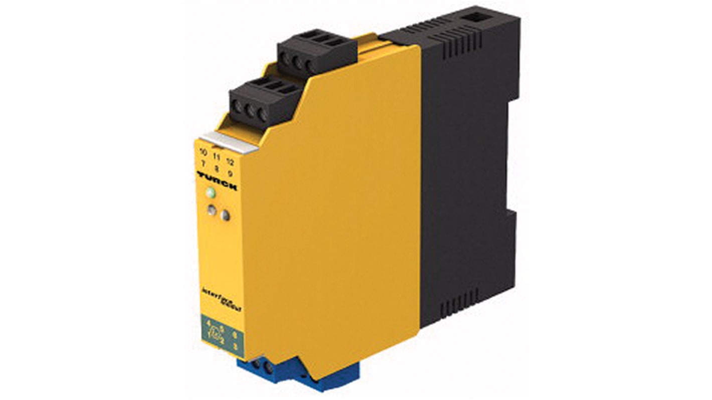 Turck 1 Channel Galvanic Barrier, Rotation Speed Monitor, Frequency Input, Current Output, ATEX, IECEx