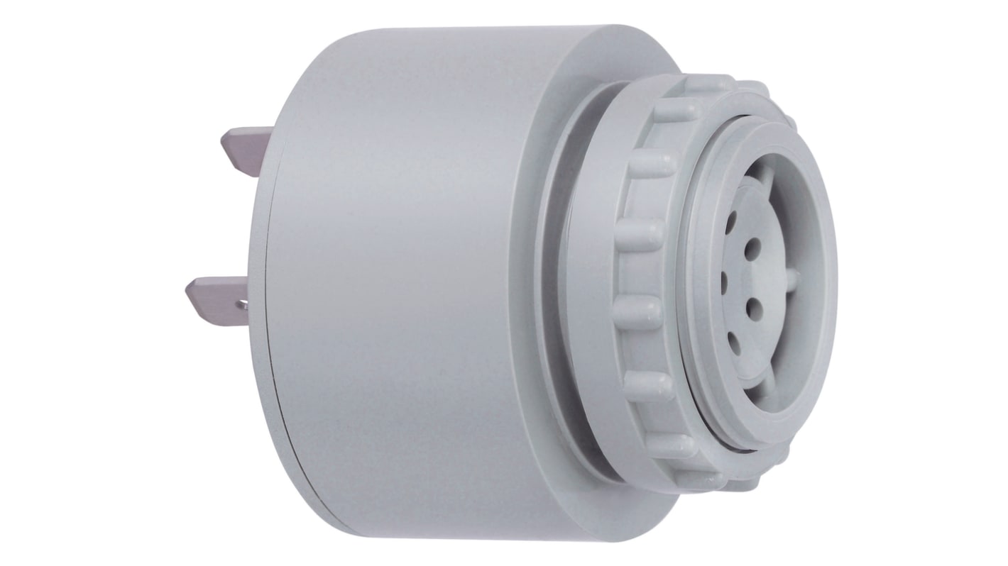 Werma 118 Series Grey Single-Tone Buzzer, 115 V, 80dB at 1 Metre, IP65