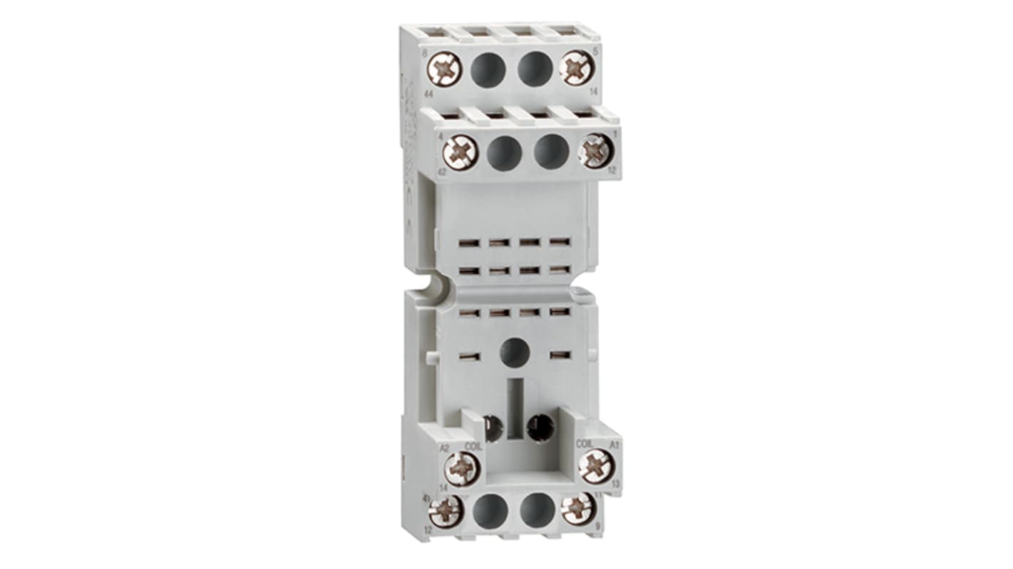 Lovato HR SERIES DIN Rail Relay Socket, for use with HR SERIES