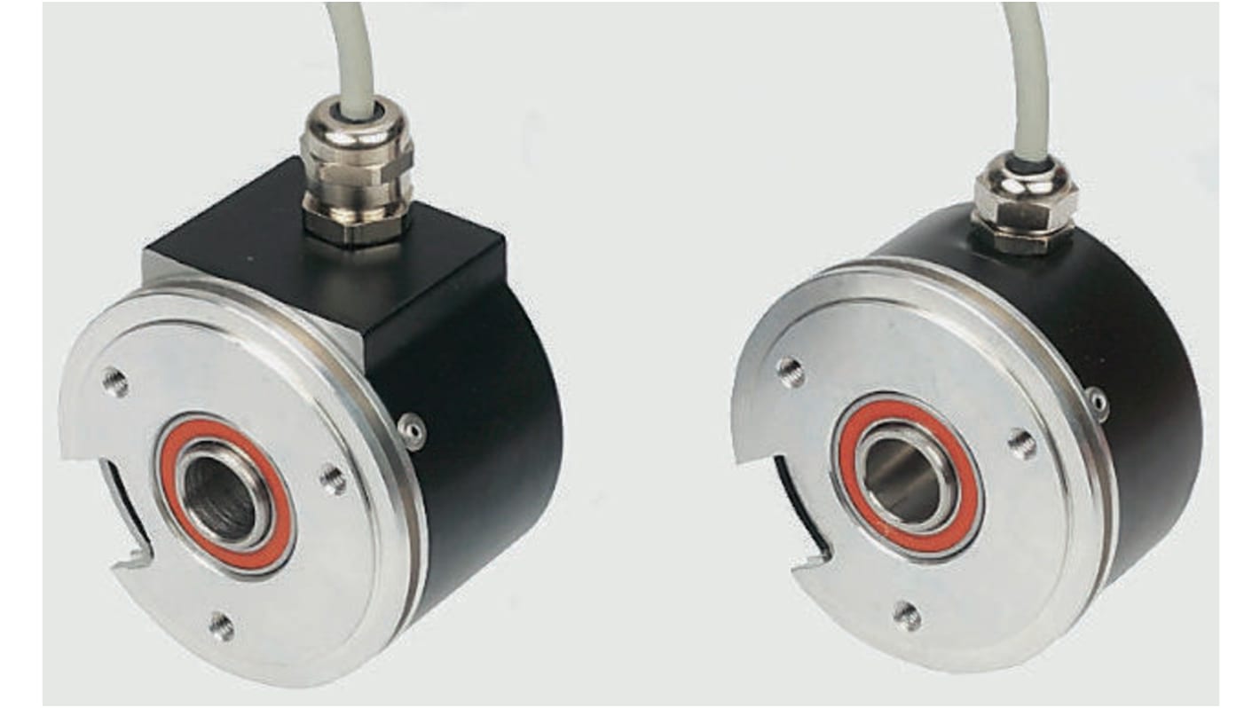 Baumer BHG Series Optical Incremental Encoder, 360 ppr, HTL/Push Pull Signal, Hollow Type, 12mm Shaft