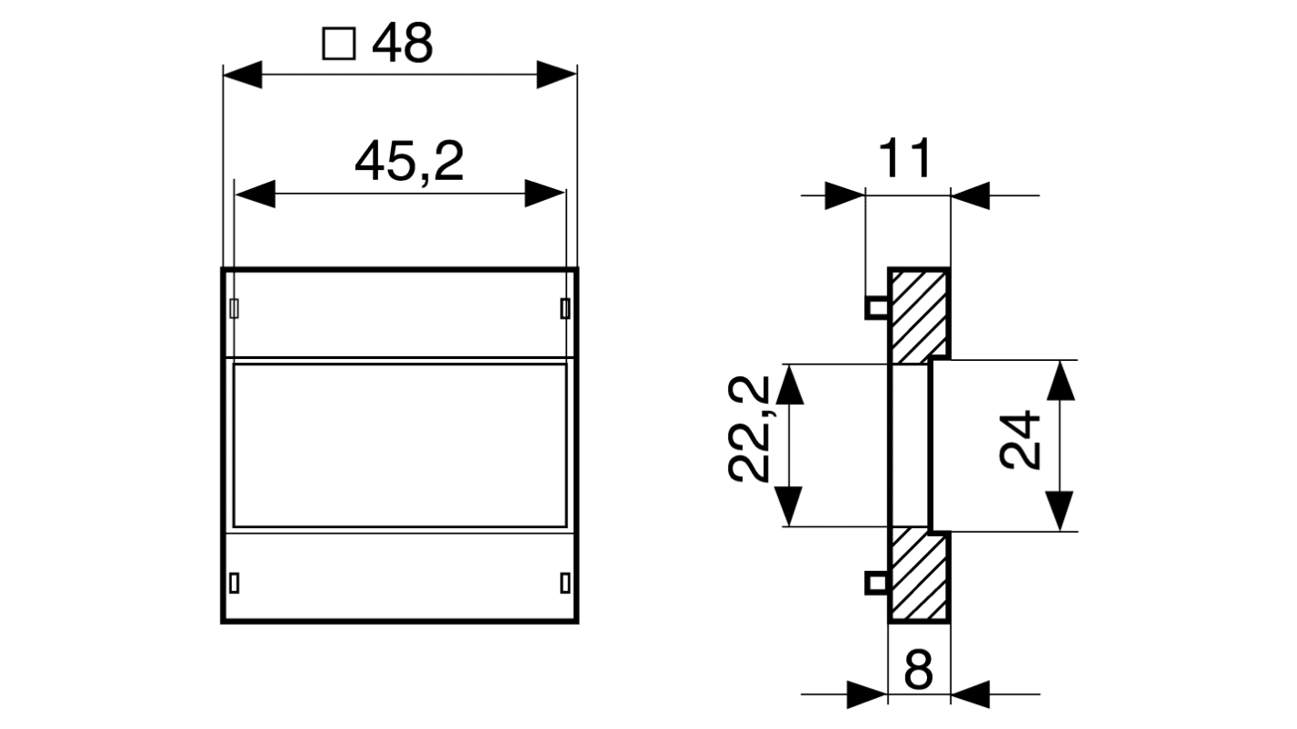 Crouzet Adapter For Use With Electromechanical Hour Counter