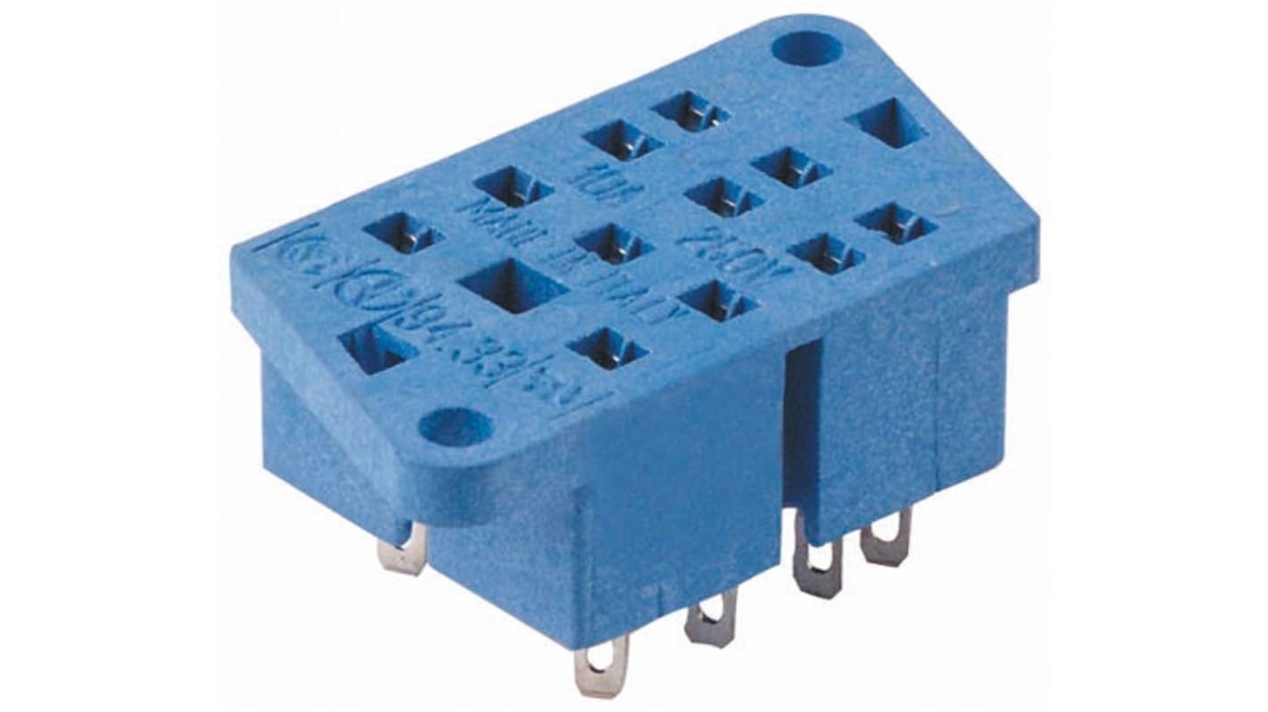 Finder 94 Relay Socket for use with 55.33 11 Pin, Panel Mount